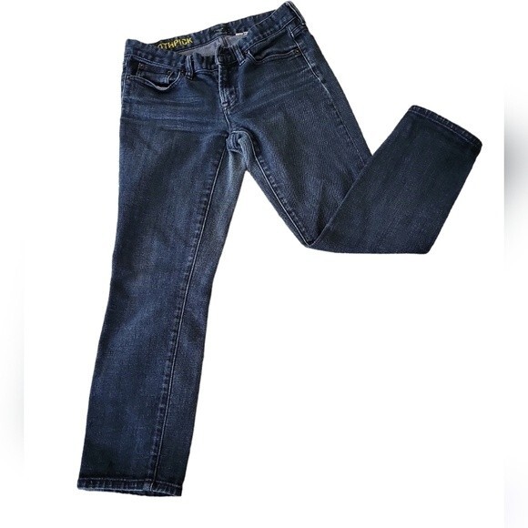 EUC J Crew women's Toothpick denim stretch jeans, size 27, blue - Picture 1 of 5
